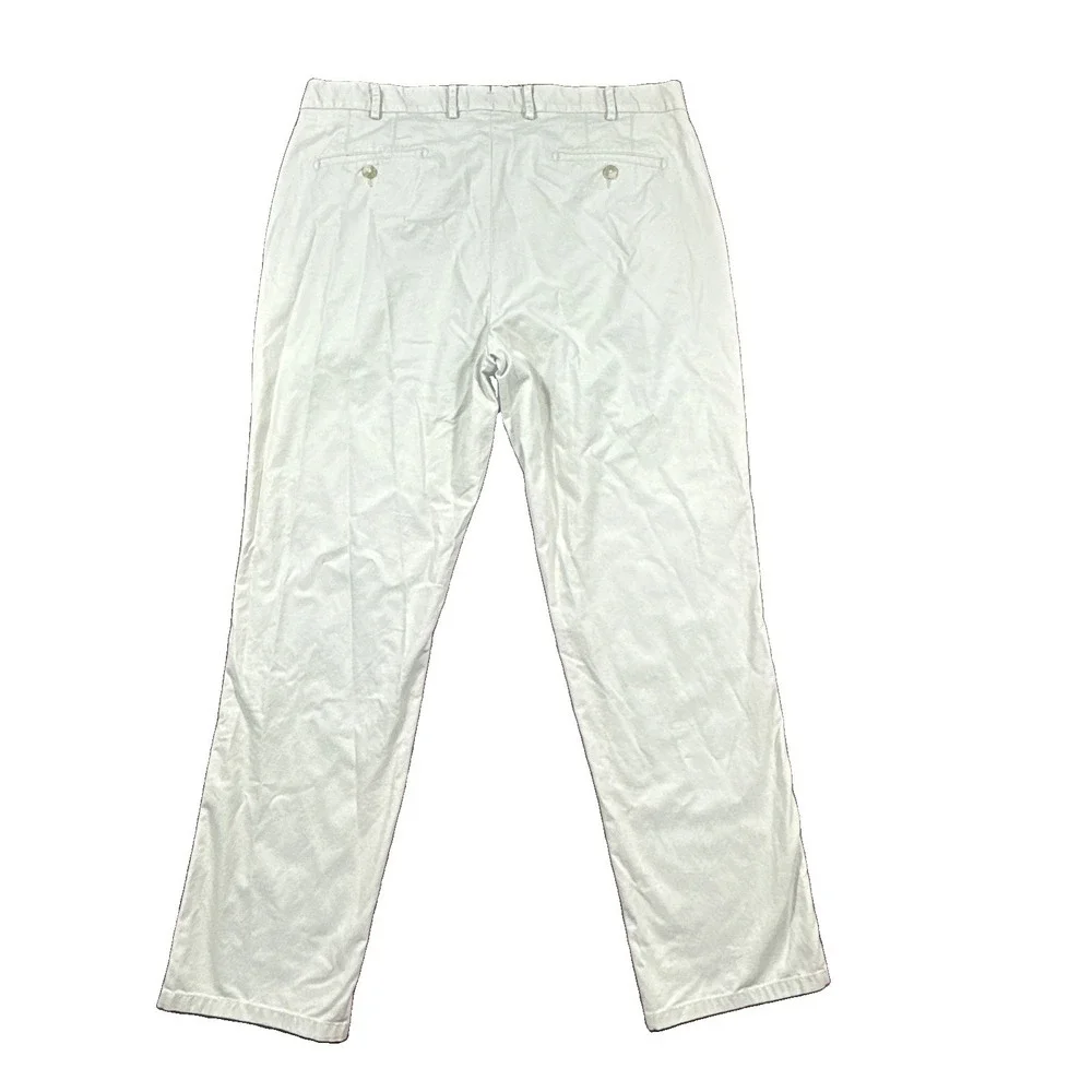 Peter Millar Pants Mens 38x30 Beige Chino Straight Pima Cotton Blend Casual B48